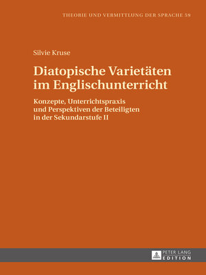 cover image of Diatopische Varietäten im Englischunterricht